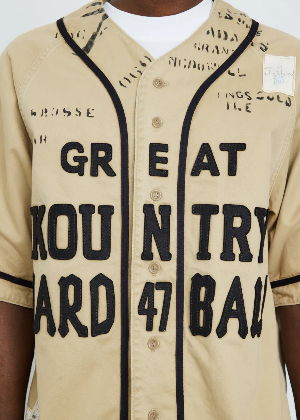 Chino Great Kountry Damaged Baseball Shirt