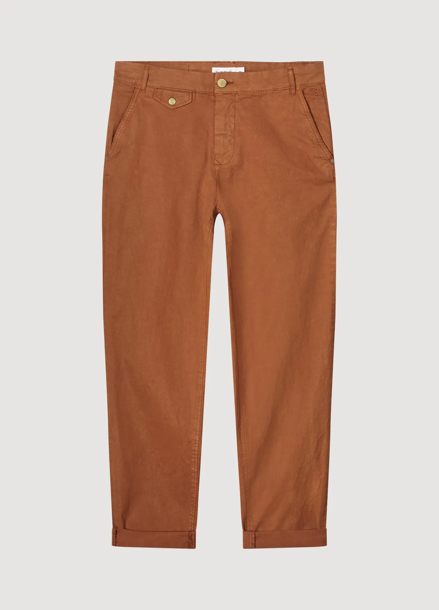 Chino Pants in Caramel Coffee