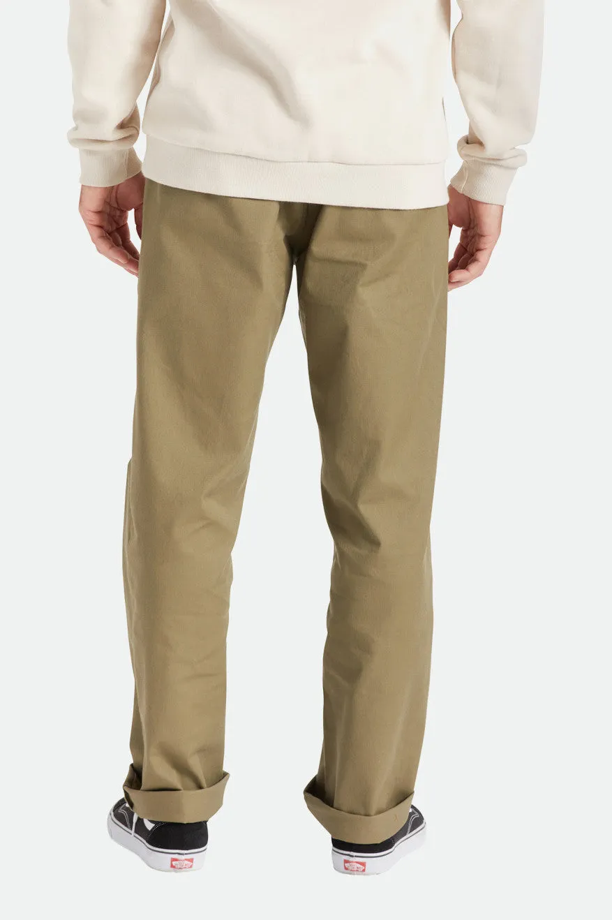 Choice Chino Relaxed Pant - Military Olive