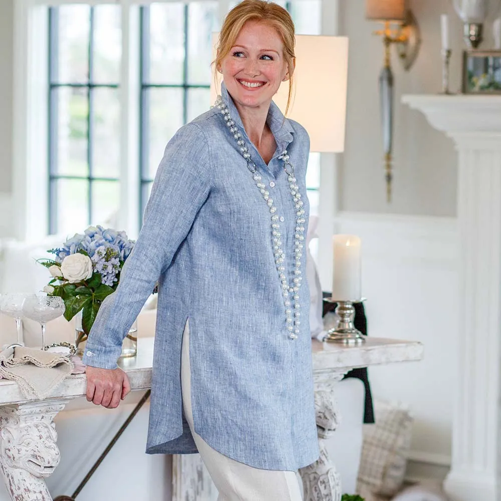 Christina Linen Tunic