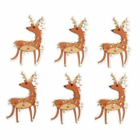 Christmas Craft Embellishments - Stick On Motifs REINDEER