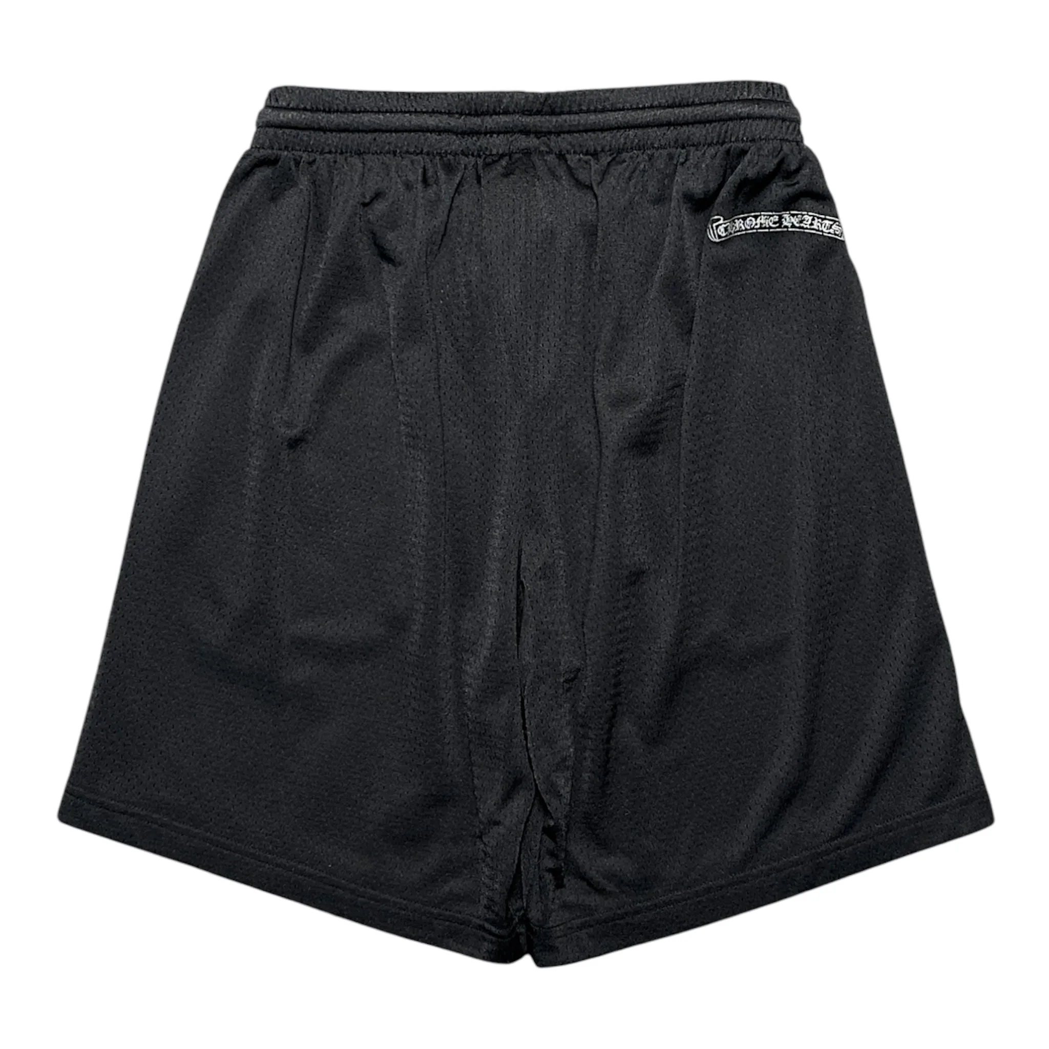 Chrome Hearts Sports Mesh Varsity Shorts Black Pre-Owned