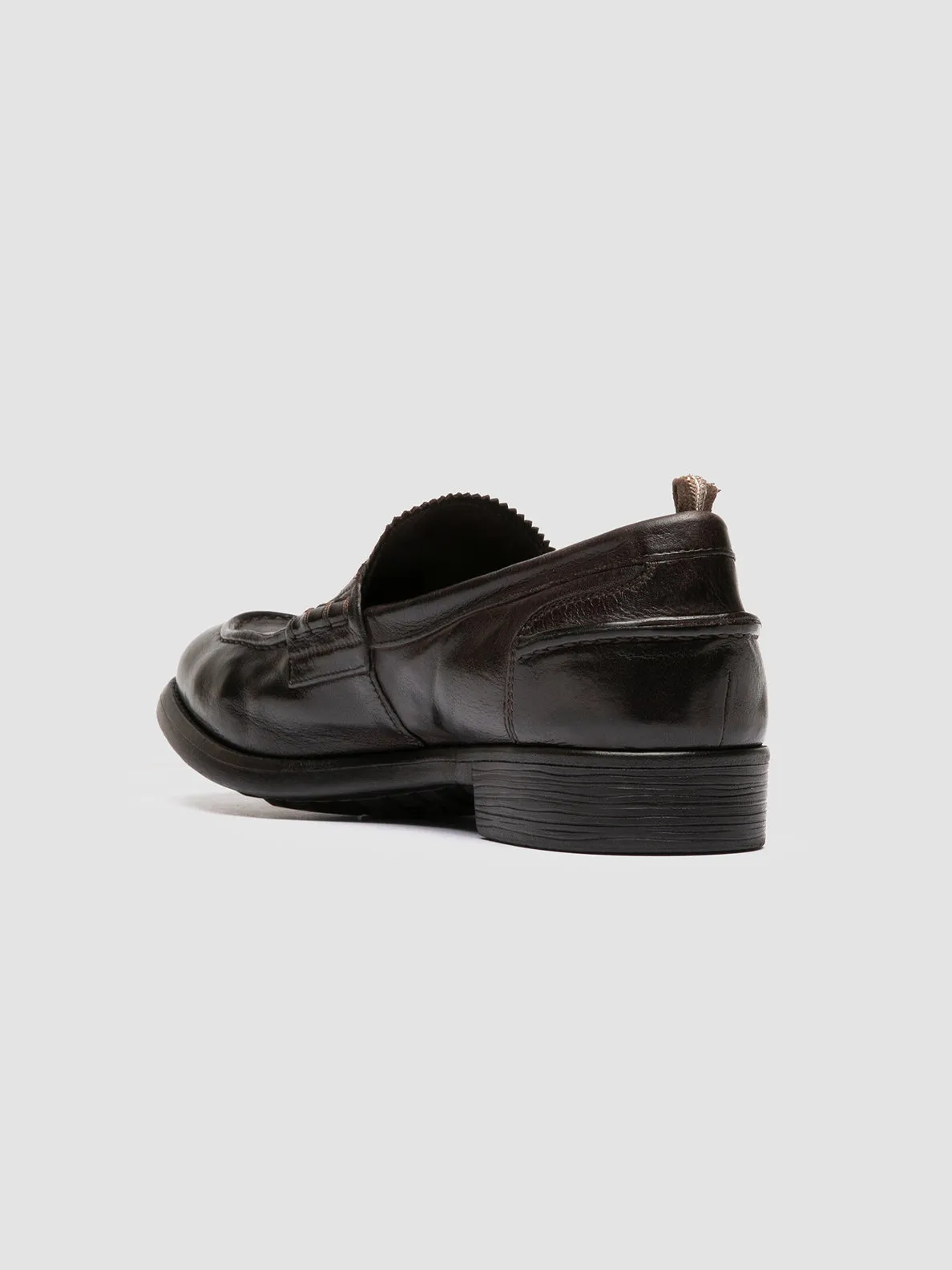 CHRONICLE 056 - Ebony  Leather Penny Loafers