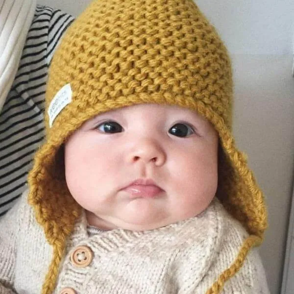 Chunky Knit Baby Hat