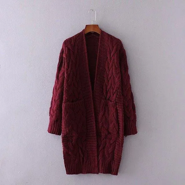 Chunky Knitted Warm Cardigan