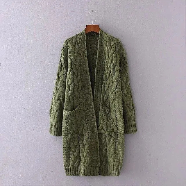 Chunky Knitted Warm Cardigan