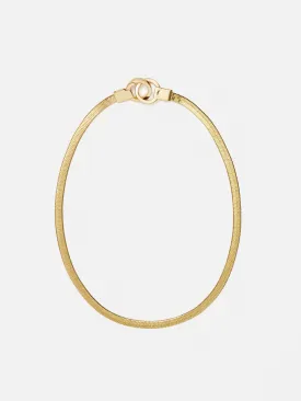 Chunky Snake Chain Necklace | Gold