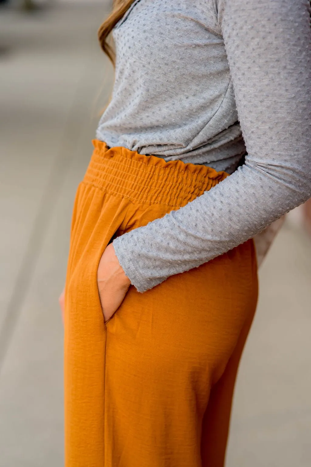 Cinched Waist Pants