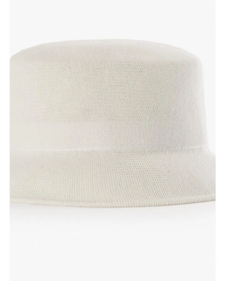 Cinzia Rocca White Cotton Fisherman Hat