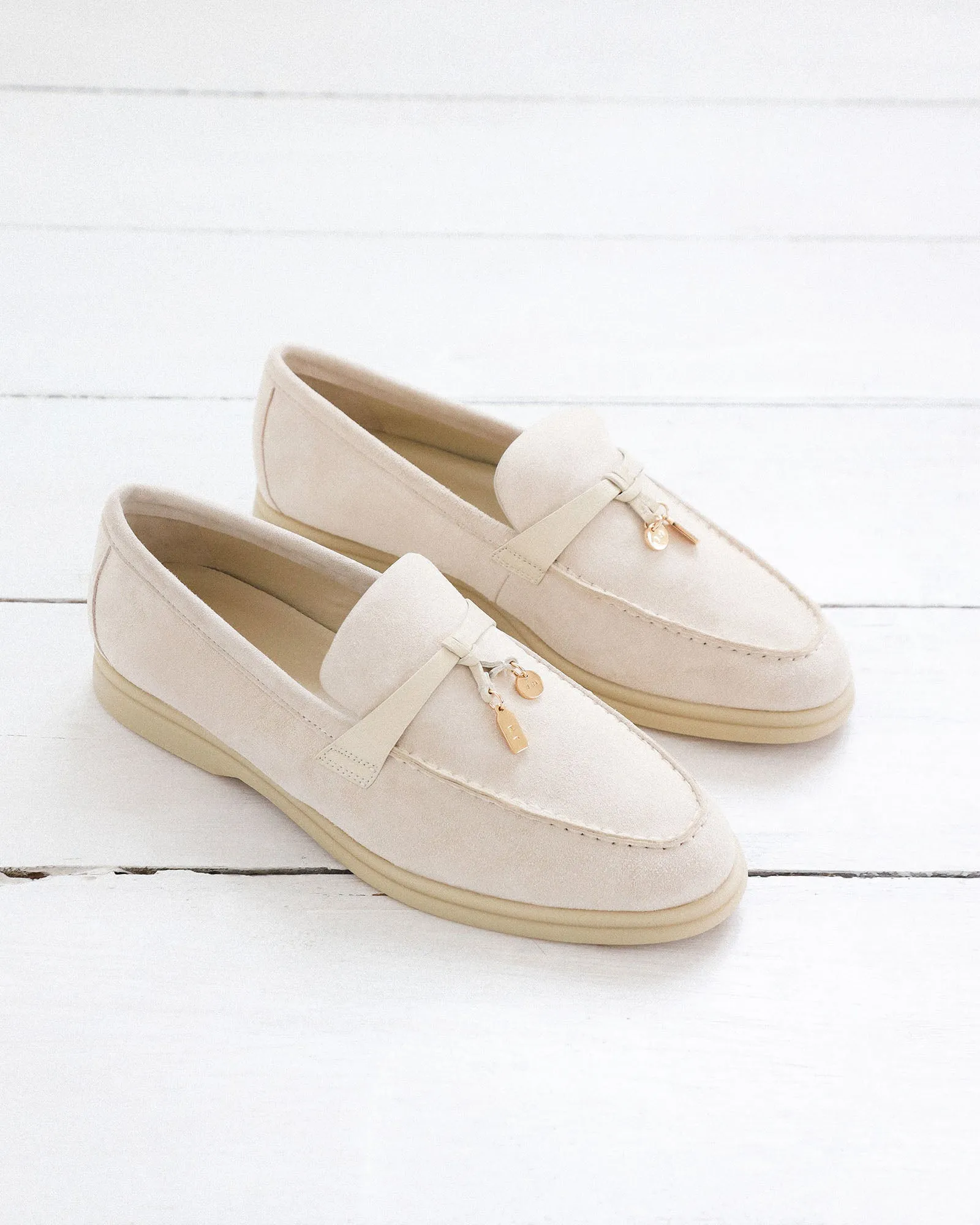 CIRCA LOAFERS SOFT SAND SUEDE