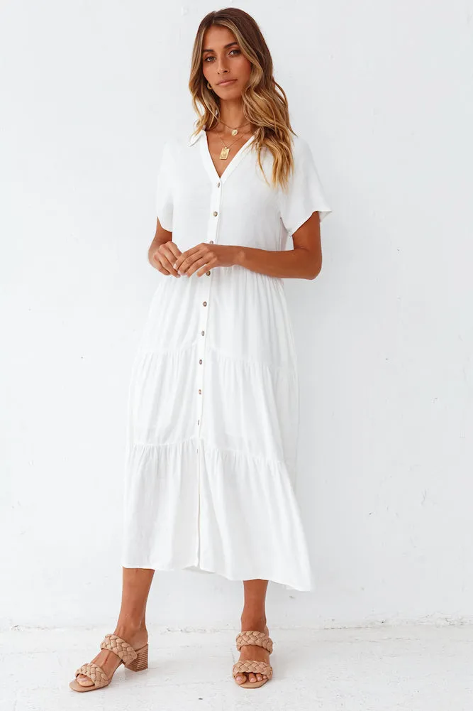 Circe Maxi Dress White