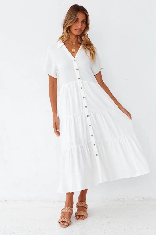 Circe Maxi Dress White