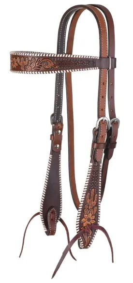 Circle Y Desert Rawhide Browband Headstall, Full