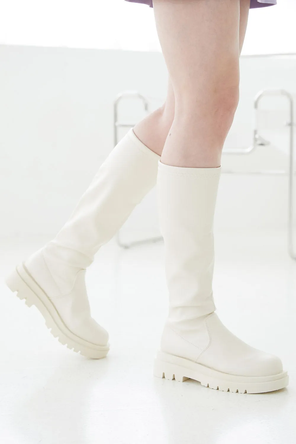 Claire Stretchy Flatform Boots