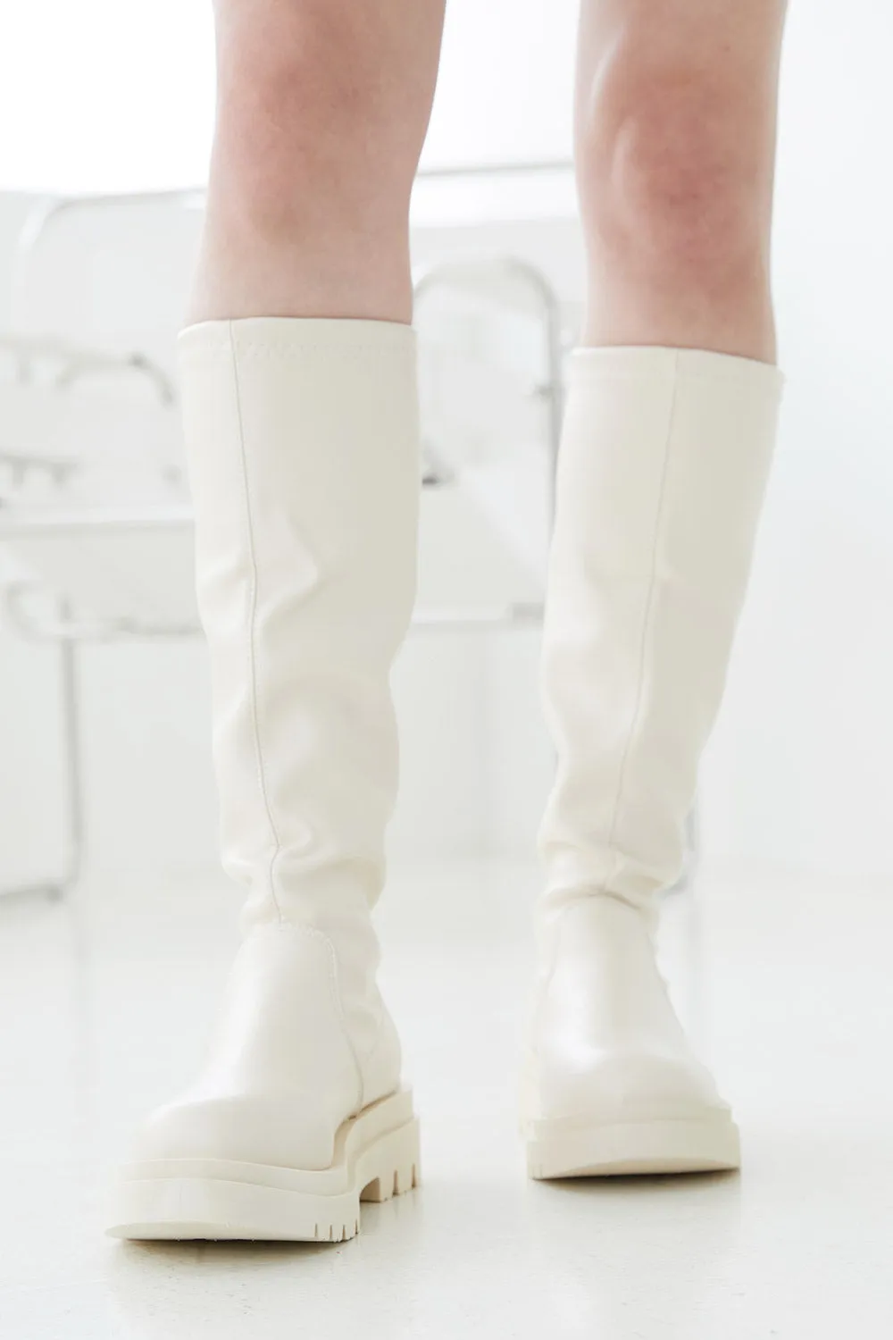 Claire Stretchy Flatform Boots