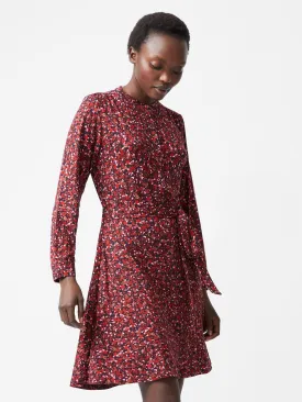 Clara Henley Jersey Floral Shirt Dress