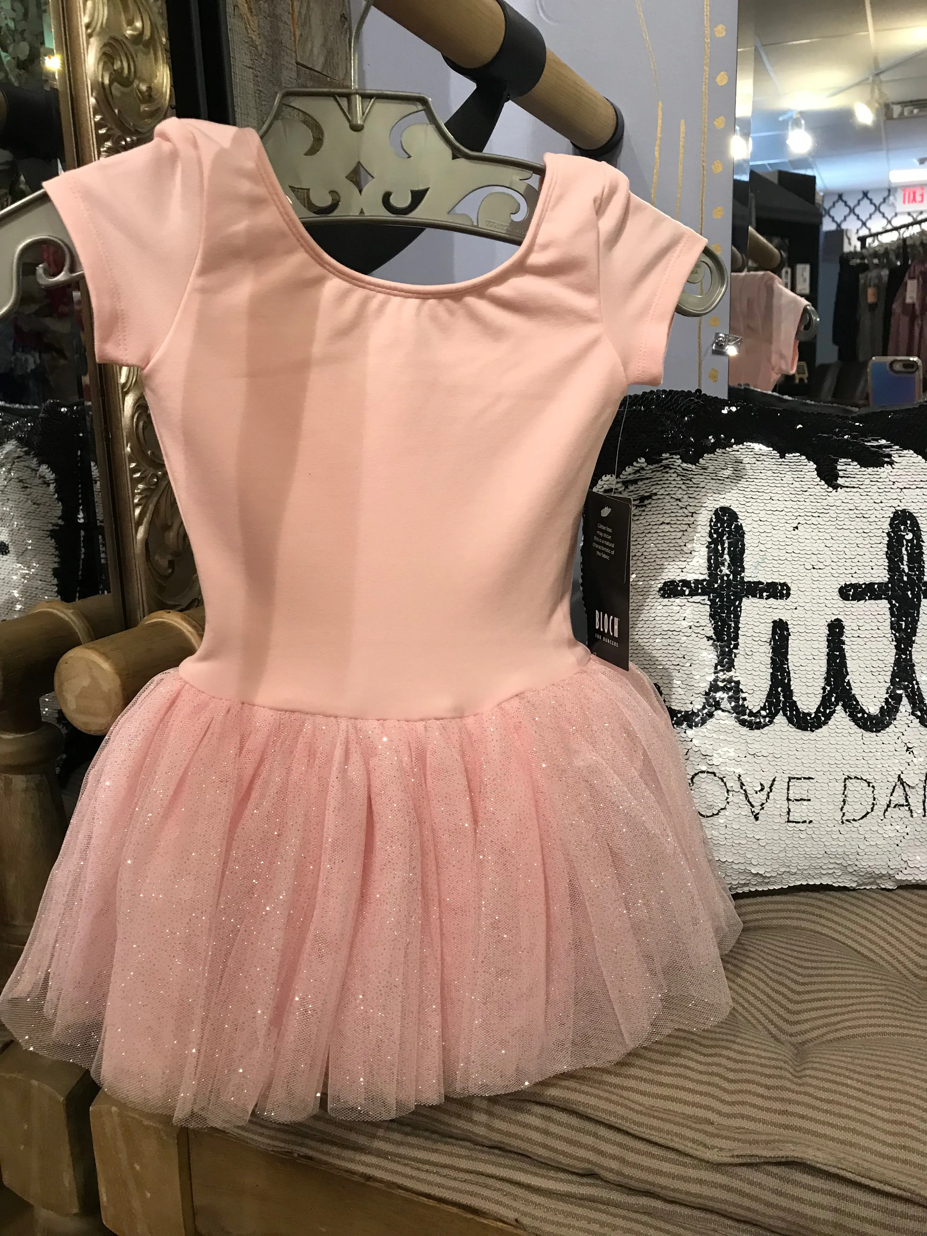 Clara Sparkle Cap Sleeve Tutu Dress (CL1022)