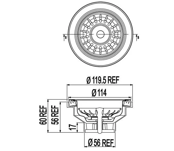 Clark Monaco Single Bowl Overmount Kitchen Sink