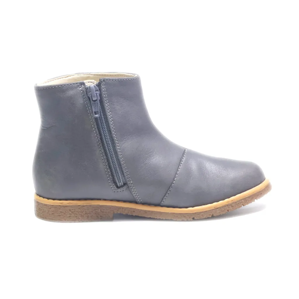 Clarks Ankle Boots Leather Grey Colour For Kids