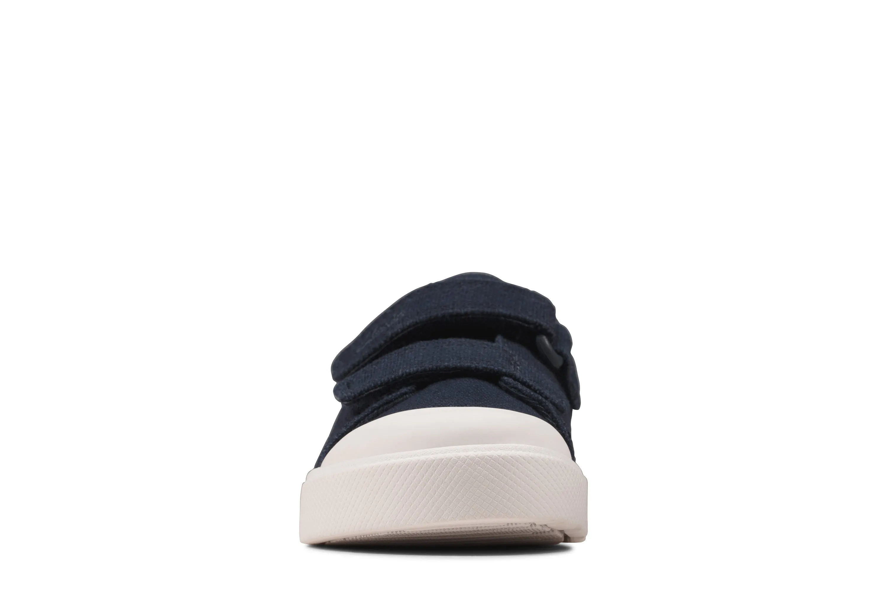 Clarks City Bright Boys Navy Canvas Shoe