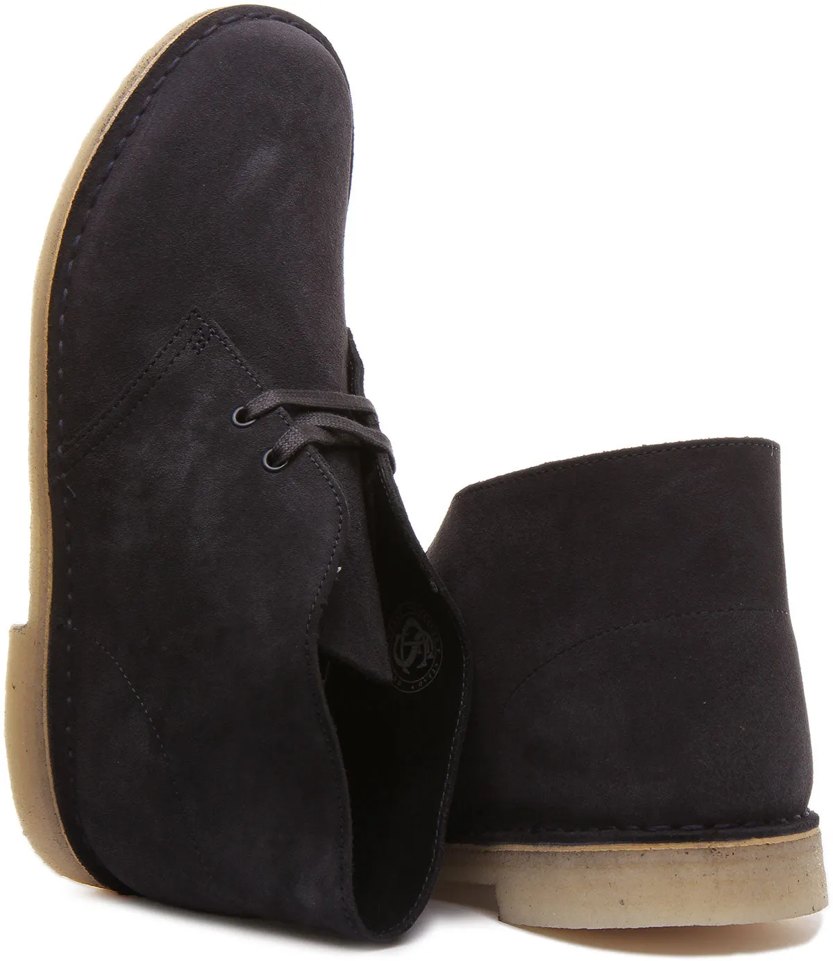 Clarks Originals Desert Boot In Navy For Men