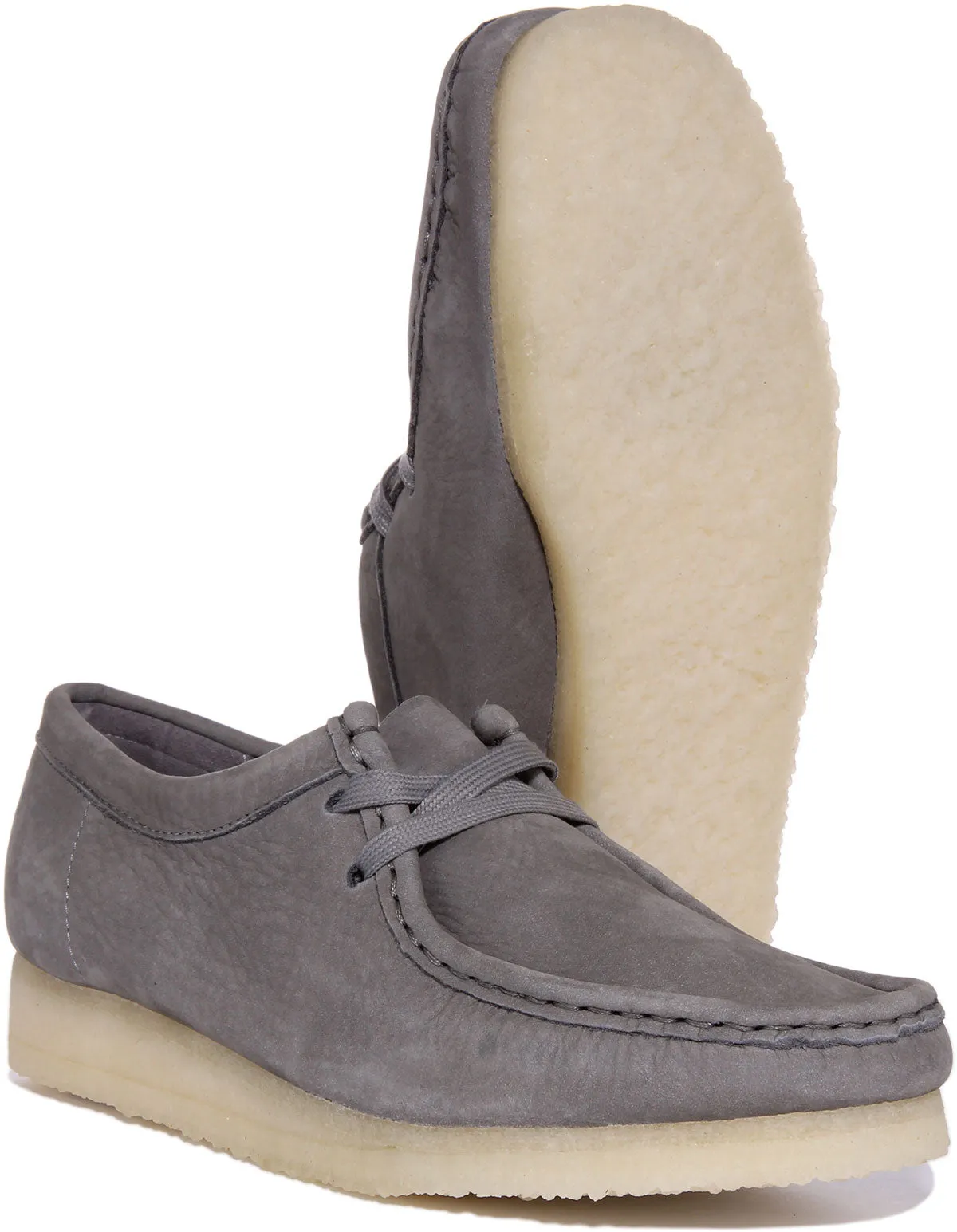 Clarks Originals Wallabee In Grey For Women