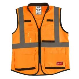 Class 2 High Visibility Orange Performance Safety Vest - 4XL/5XL (CSA)