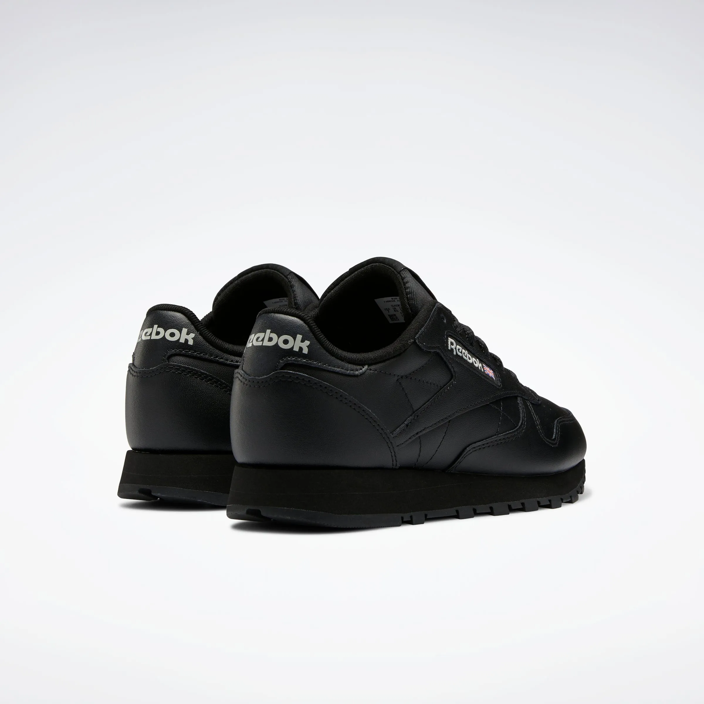 Classic Leather Shoes Black/Black/Pure Grey 5