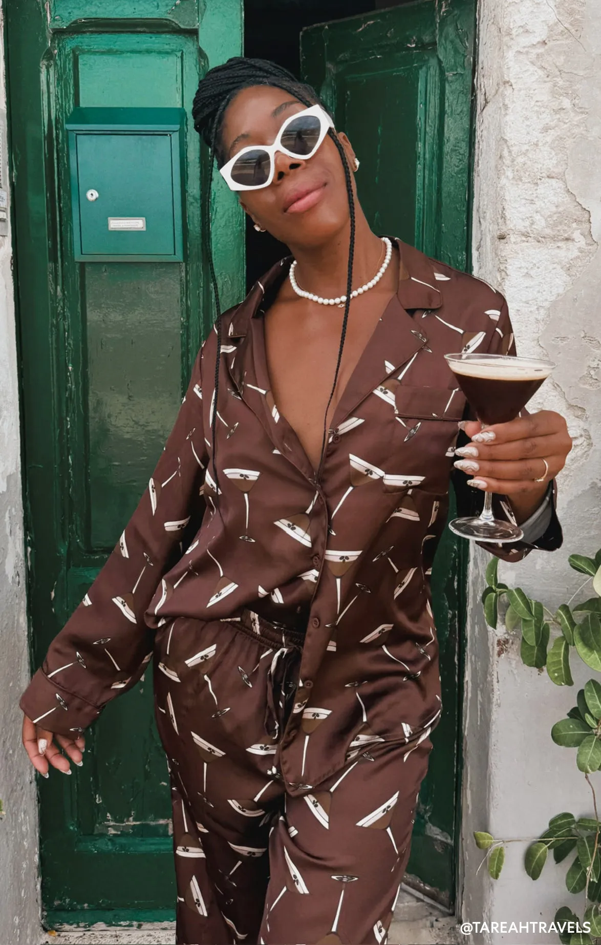 Classic PJ Set ~ Espresso Martini Silky