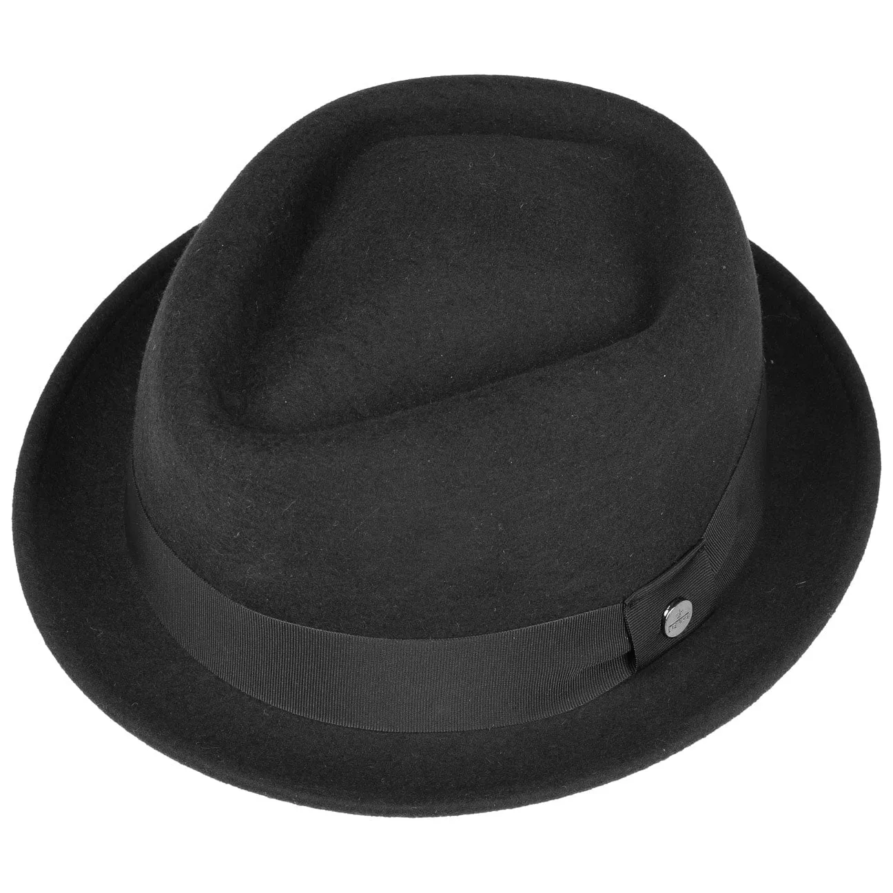 Classic Pork Pie Wool Felt Fedora Hat