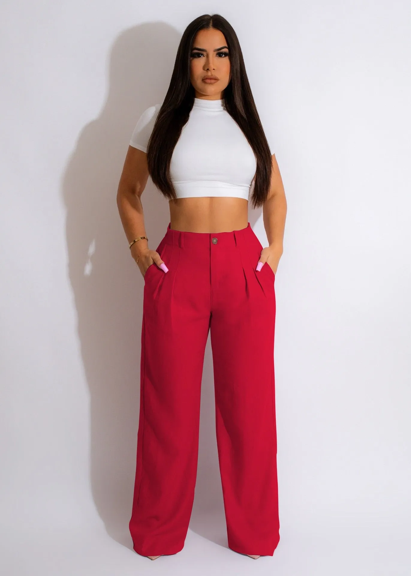 CLASSY WIDE LEG HIGHWAIST TROUSERS