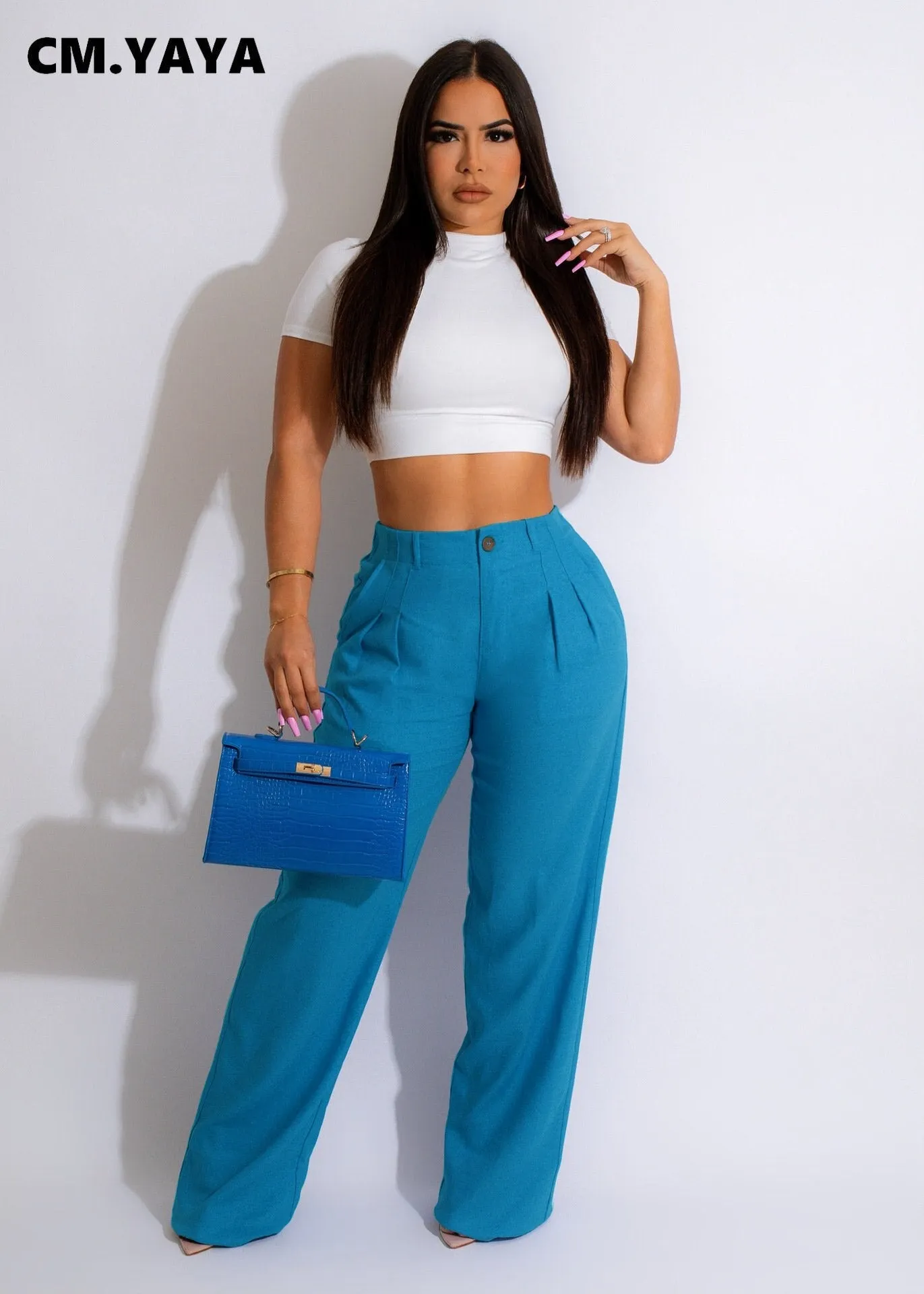 CLASSY WIDE LEG HIGHWAIST TROUSERS