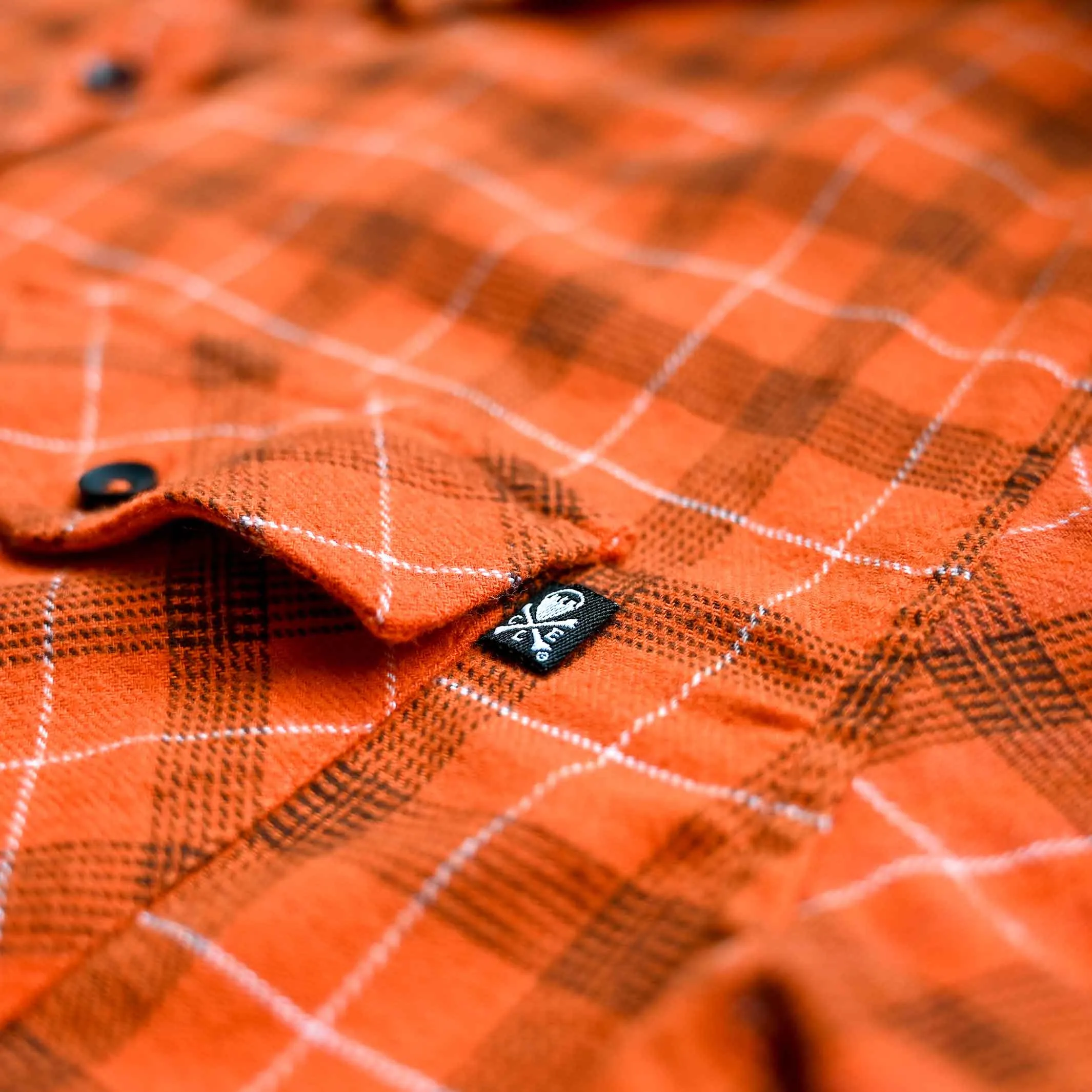 Cleveland Clothing Official Flannel - Brown/Orange