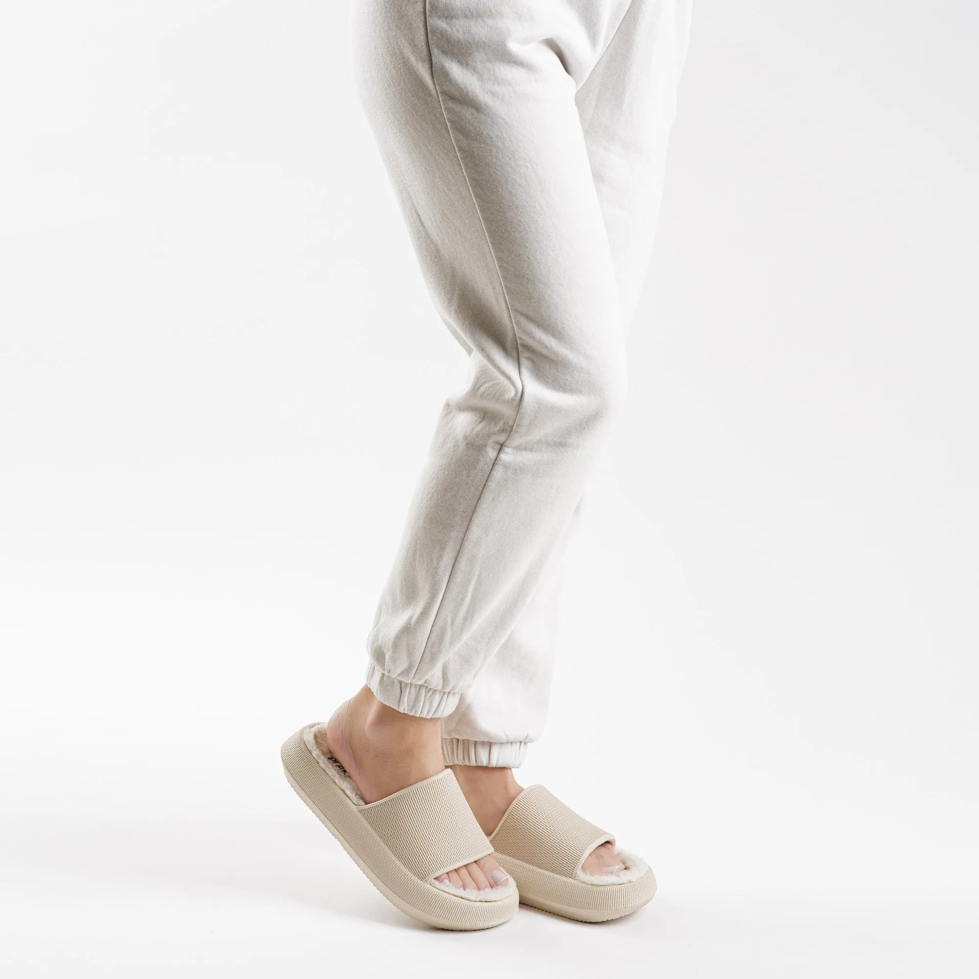 Cloud Slides Slippers | Khaki