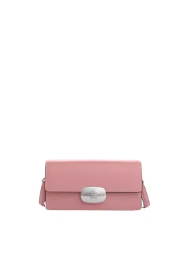 Coach Eliza Small Flap Crossbody Bag In True Pink CP045