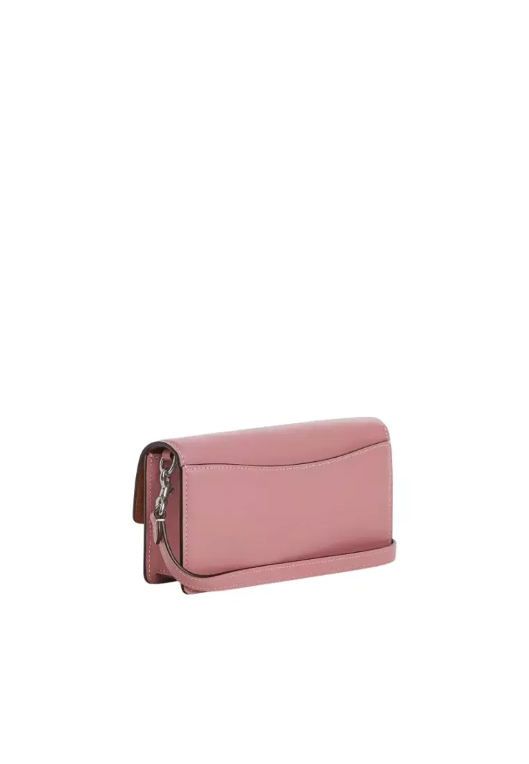 Coach Eliza Small Flap Crossbody Bag In True Pink CP045