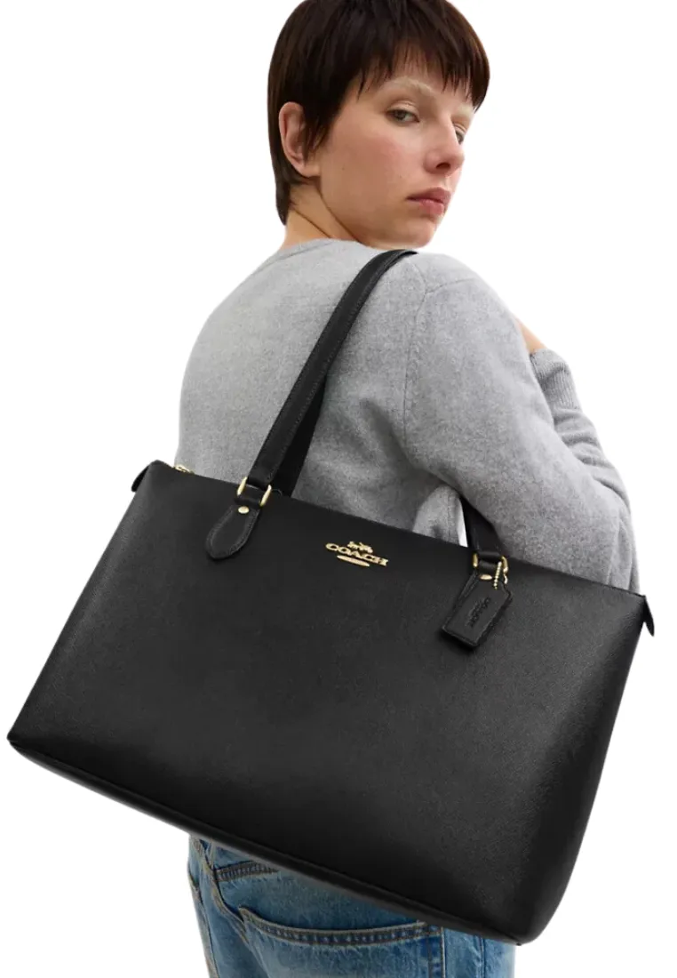 Coach Gallery Tote Bag In Black CV402