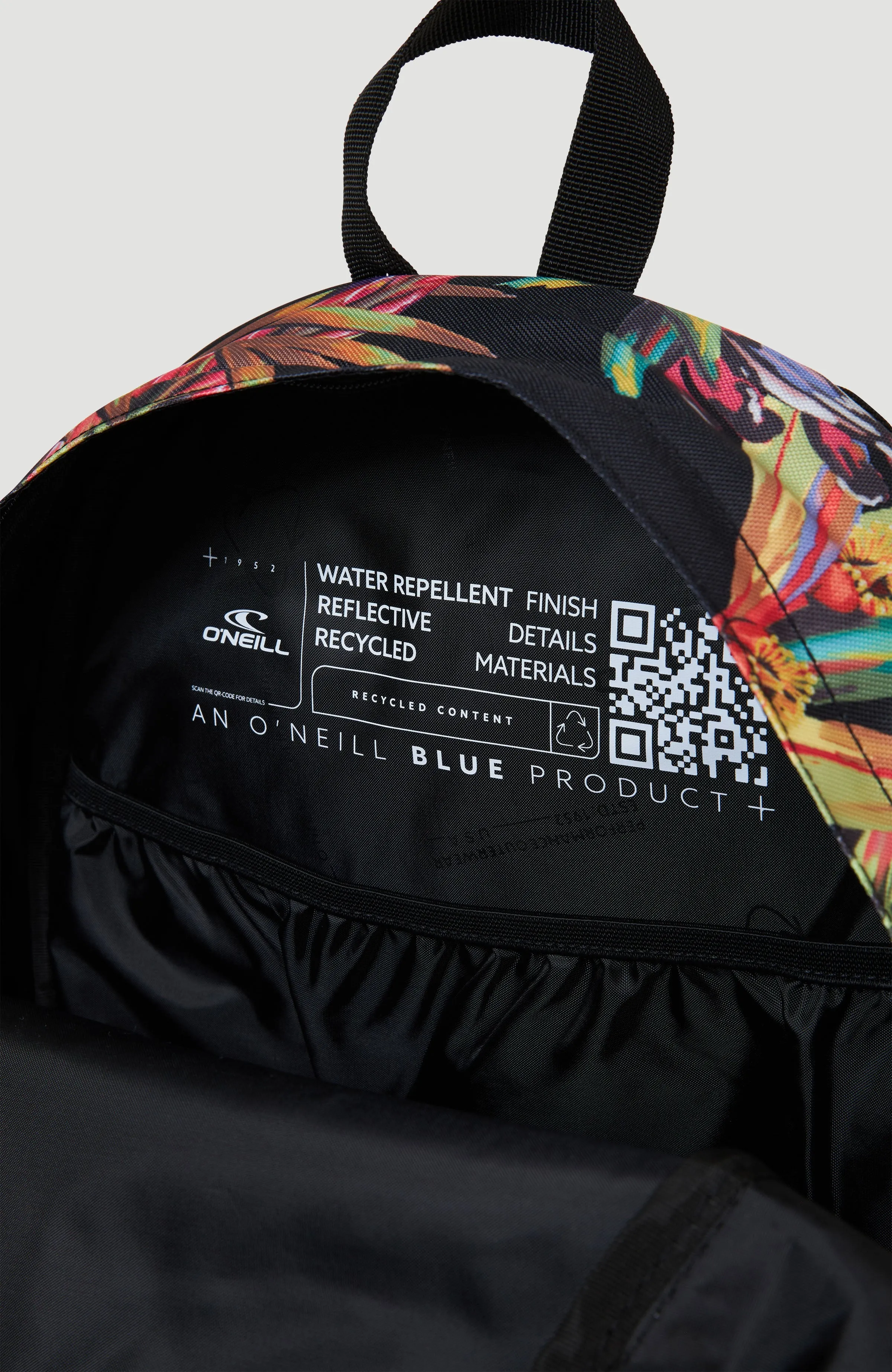 Coastline Backpack | Black Flower