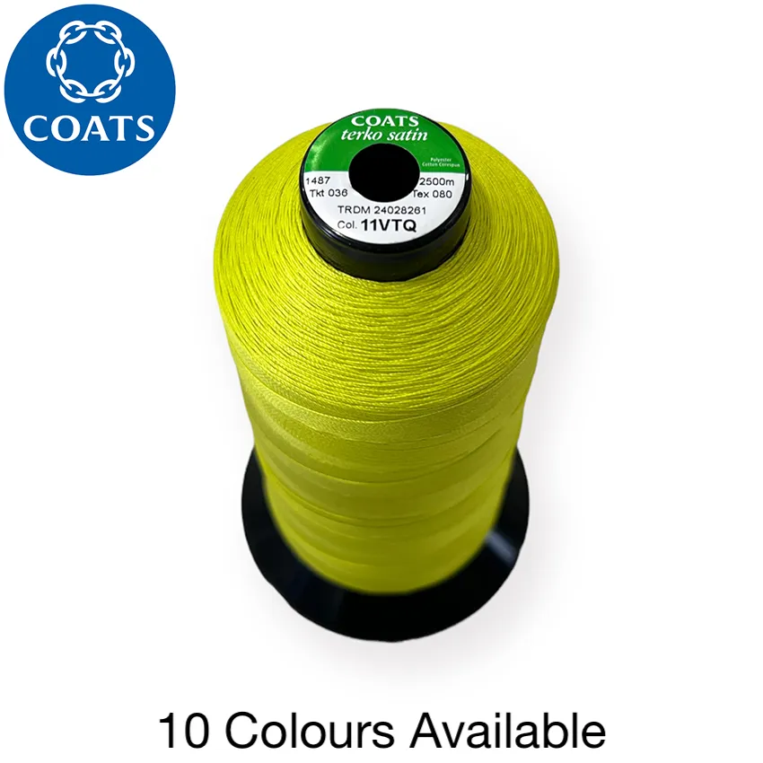 Coats Terko Satin 36 Upholstery & Bag Making Thread - Poly-Cotton