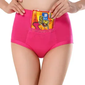 CODE RED Period Panties with Pocket- Hot Pink- L