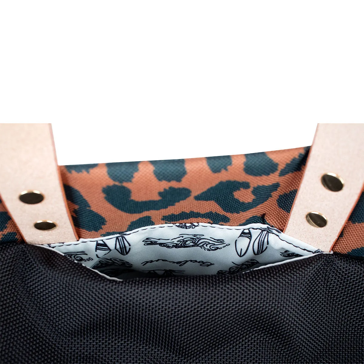 Codie Nylon Tote - Leopard (Ships in 1-2 Weeks)