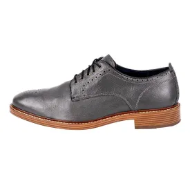 Cole Haan Brogues Formal Lace Ups Leather Grey Colour For Men