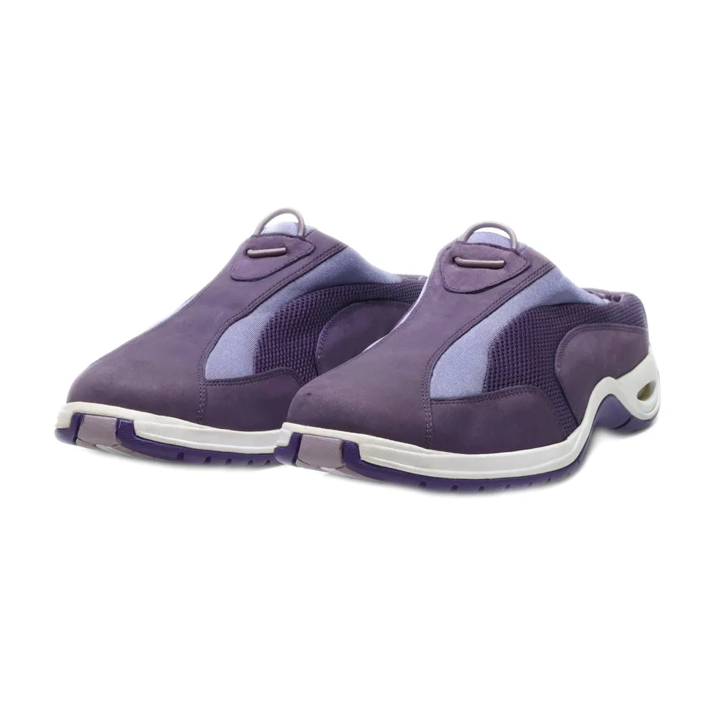 Cole Haan Slip Ons Leather Purple Colour For Women