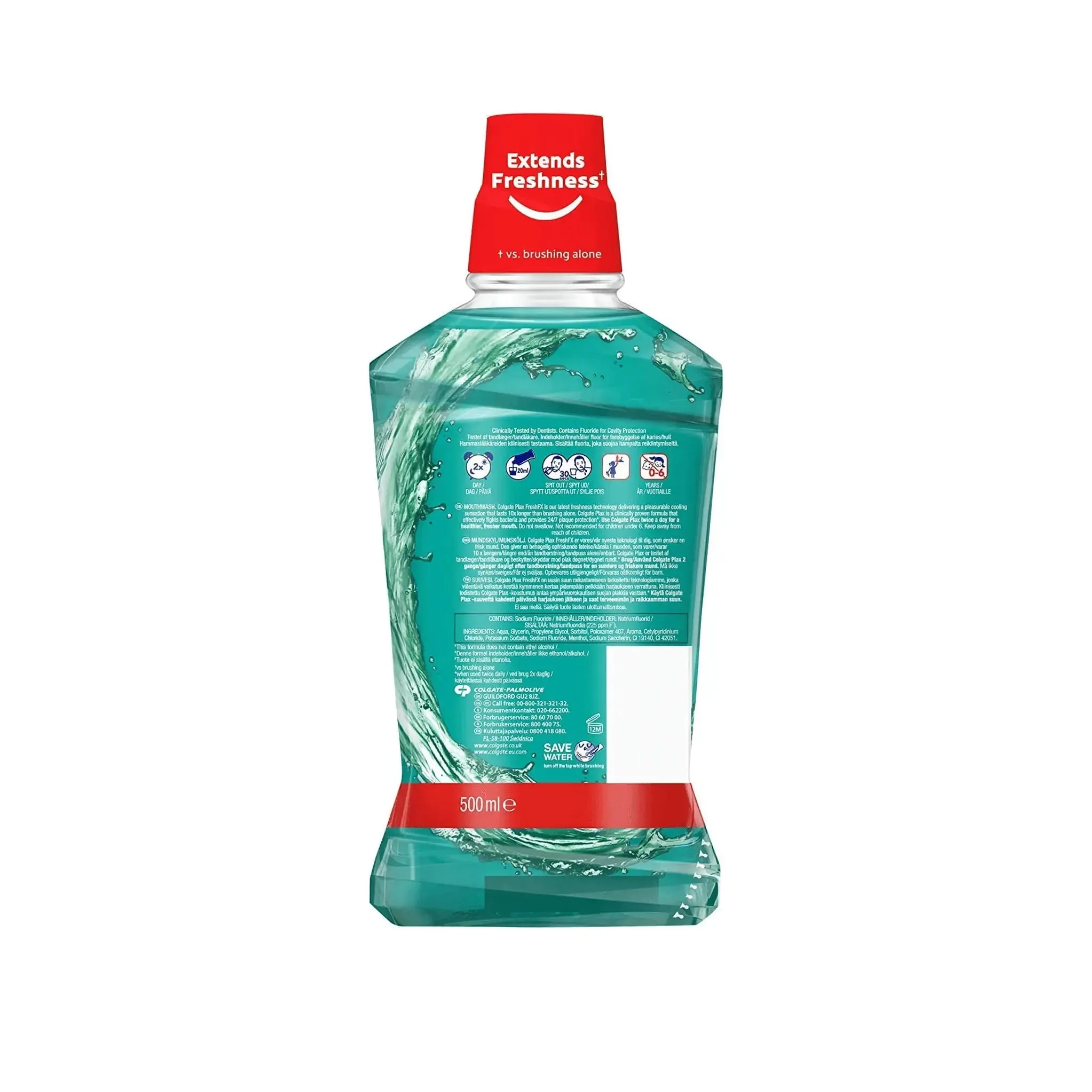 Colgate Plax Mouthwash Soft Mint Mouthwash 500ml