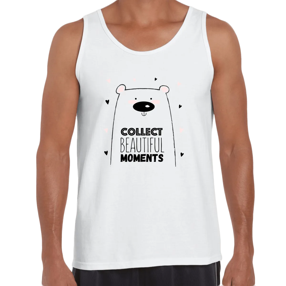 Collect Beautiful moments Animal Dog funny Quote Unisex Tank Top