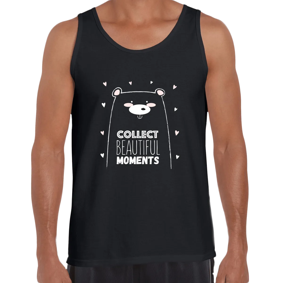 Collect Beautiful moments Animal Dog funny Quote Unisex Tank Top