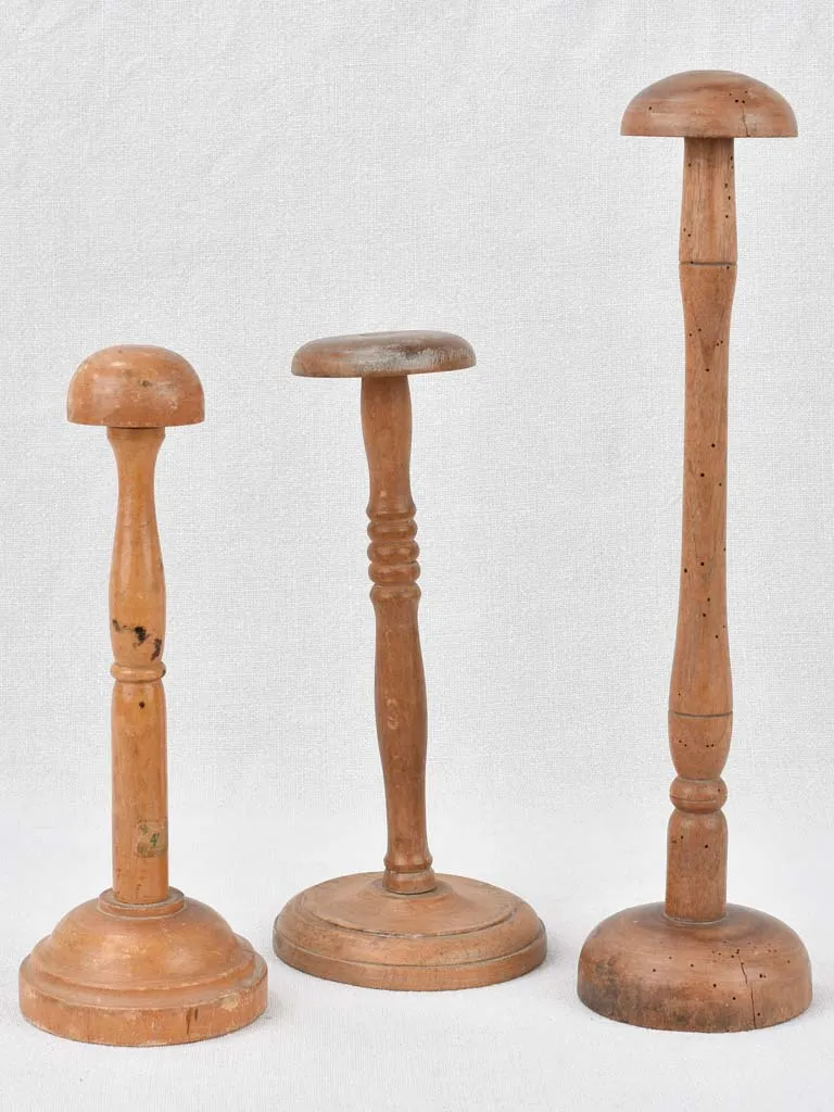 Collection of 3 hat stands, 19th-century