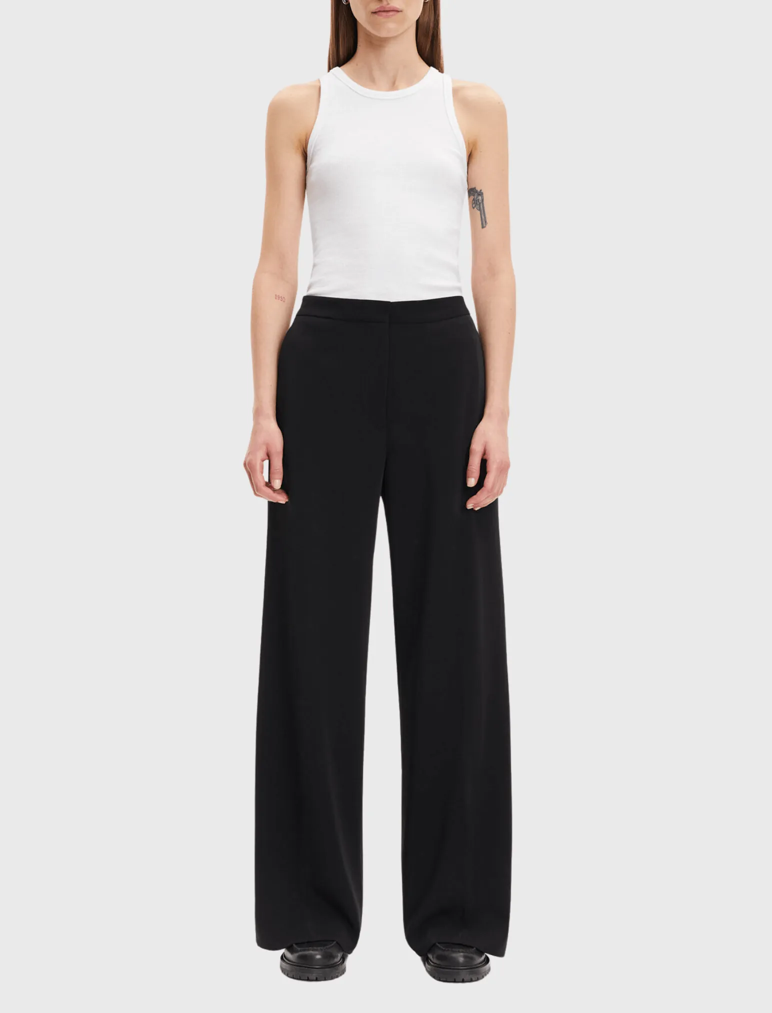 Collot Wide Leg Suit Trousers