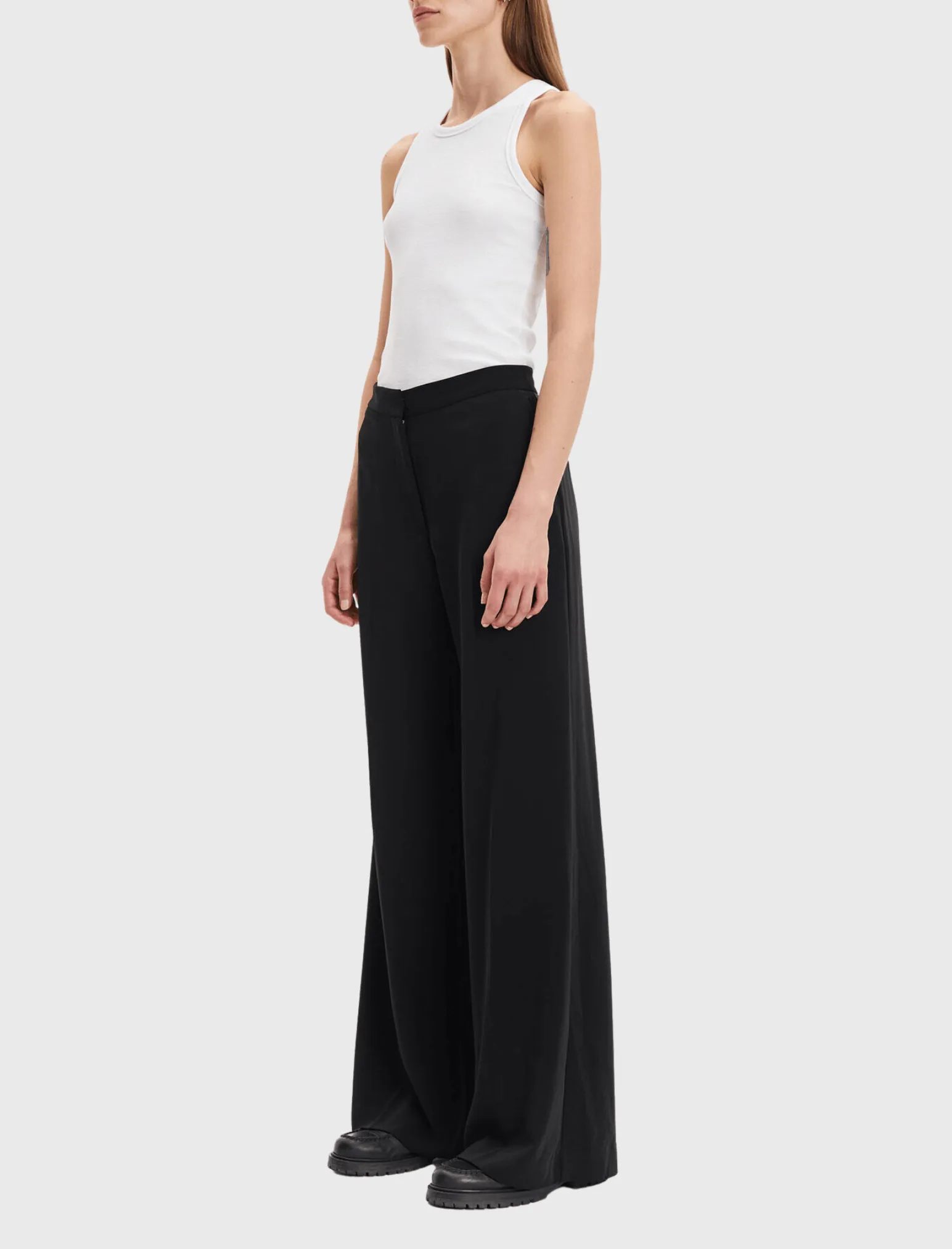 Collot Wide Leg Suit Trousers