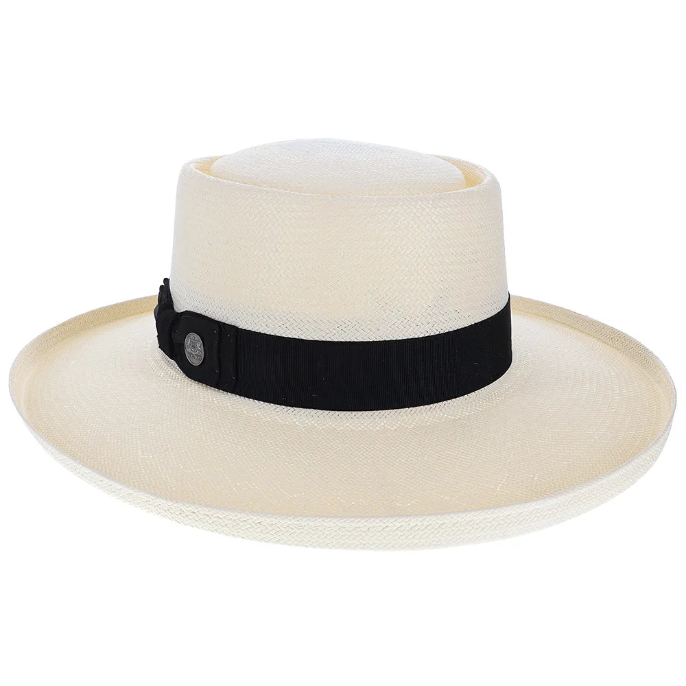 Colonel - Stetson Shantung Straw Gambler Hat